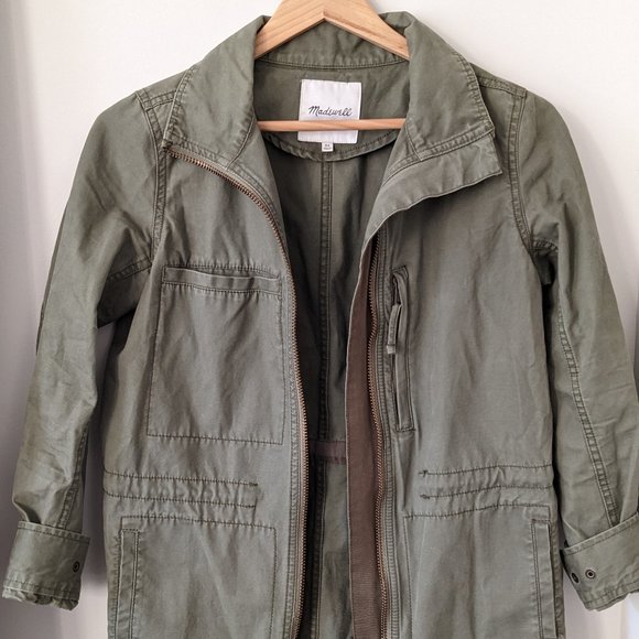 Madewell Fleet Jacket Desert Olive XS - Picture 6 of 11